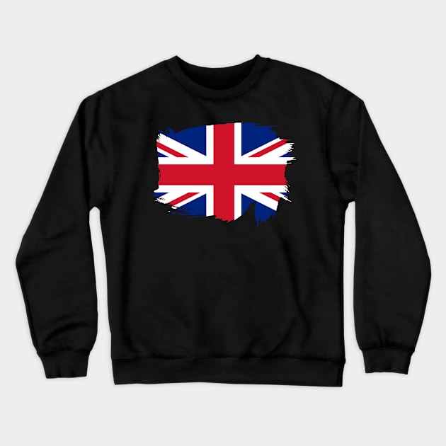 Union Jack - United Kingdom Flag Crewneck Sweatshirt by CF.LAB.DESIGN